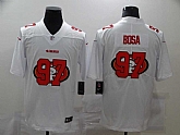 Nike 49ers 97 Nick Bosa White Shadow Logo Limited Jersey,baseball caps,new era cap wholesale,wholesale hats